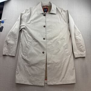 Vintage Gap Men's Car Coat Size Medium Tan
